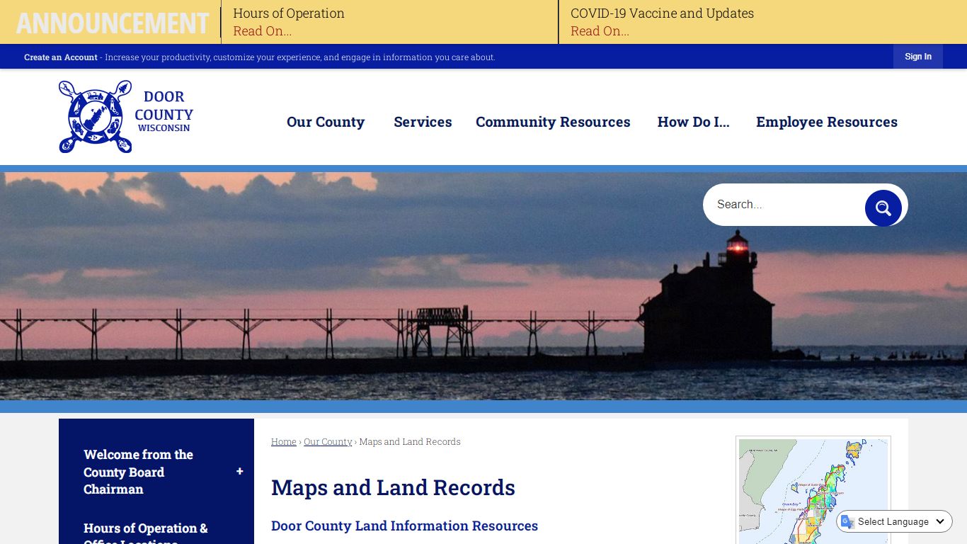 Maps and Land Records | Door County, WI